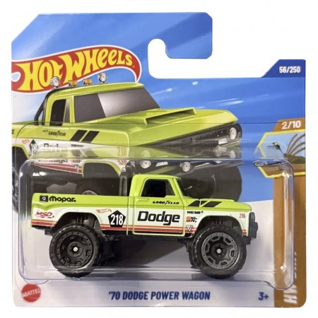 Carro Hot Wheels Hw Dirt 2/10 - '70 Dodge Power Wagon (hyx26)