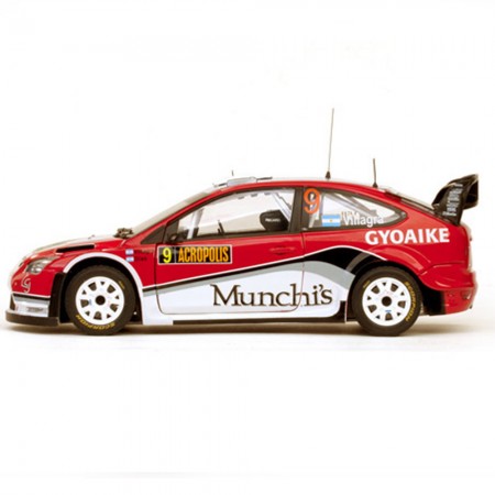 Carro Sun Star Ford Focus Rs Wrc08 9 F.vill 2009 Escala 1/18 - Vermelho
