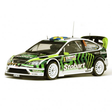 Carro Sun Star Ford Focus Rs Wrc08 6 J.ande 2010 Escala 1/18 - Branco e Verde