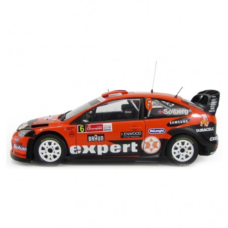 Carro Sun Star Ford Focus Rs Wrc08 6 H.solb 2010 Escala 1/18 - Laranja