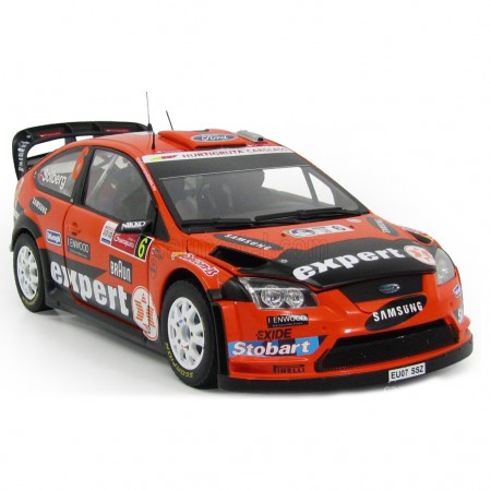 Carro Sun Star Ford Focus Rs Wrc08 6 H.solb 2010 Escala 1/18 - Laranja