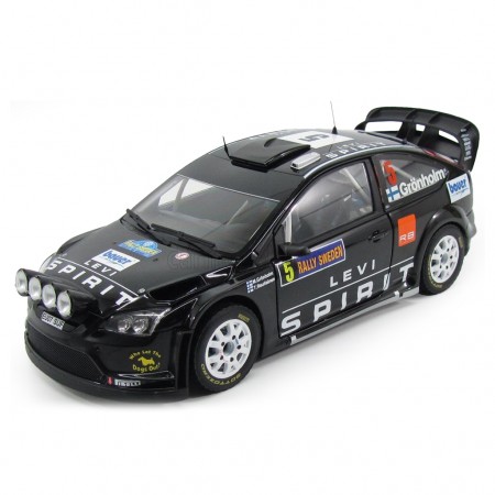 Carro Sun Star Ford Focus Rs Wrc08 5 M.gronh 2010 Escala 1/18 - Preto