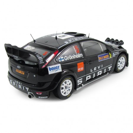 Carro Sun Star Ford Focus Rs Wrc08 5 M.gronh 2010 Escala 1/18 - Preto
