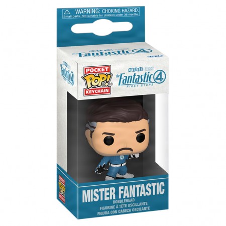 Chaveiro Funko Pop Keychain Marvel Fantastic Four: First Steps - Mister Fantastic (87217)