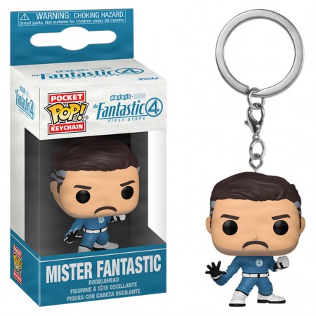 Chaveiro Funko Pop Keychain Marvel Fantastic Four: First Steps - Mister Fantastic (87217)