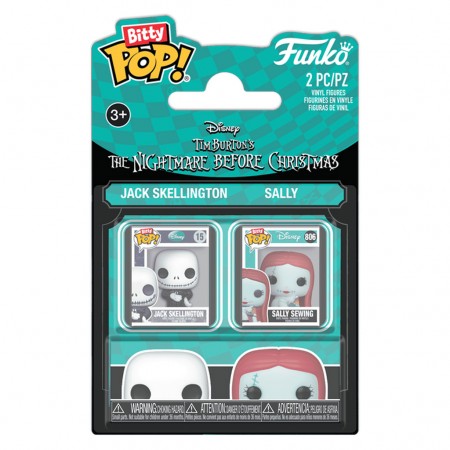 Funko Bitty Pop Disney The Night Before Christmas - Jack Skellington & Sally Sewing 2-pack (88922)