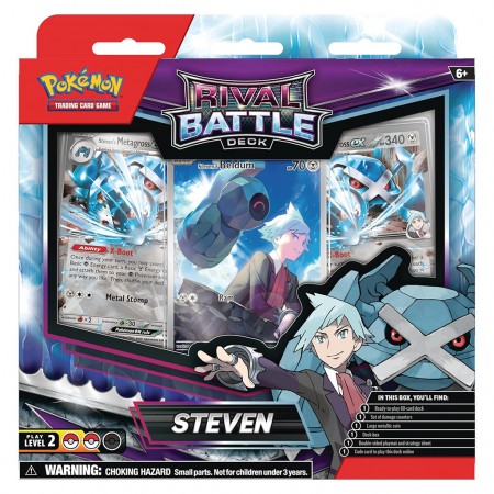 Cartas Pokemon Tcg: Rival Battle Deck - Steven (11186)