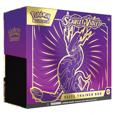Cartas Pokemon Tcg: Scarlet And Violet - Elite Trainer Box: Miraidon Purple (85459)