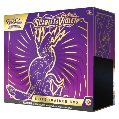 Cartas Pokemon Tcg: Scarlet And Violet - Elite Trainer Box: Miraidon Purple (85459)