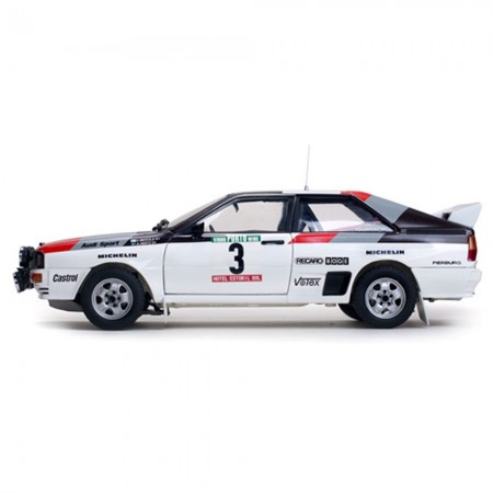 Carro Sun Star Audi Quattro A1 #3 H.mikkola.1983 Escala 1/18 - Branco