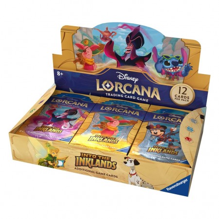 Cartas Disney Lorcana Tcg: Into The Inklands - Booster Pack Display 24 Pcs (98312)