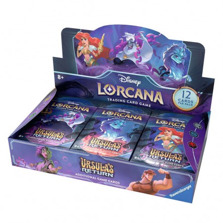 Cartas Disney Lorcana Tcg: Ursula's Return - Booster Pack Display 24 Pcs(83466)