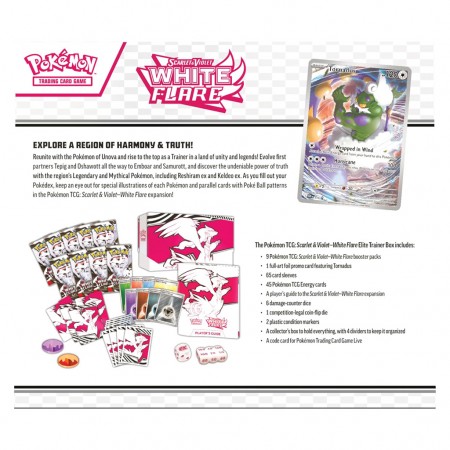 Cartas Pokemon Tcg: Scarlet & Violet: White Flare - Elite Trainer Box (3619)