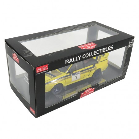 Carro Sun Star Audi Quattro A2 #1 H.mikkola 1985 Escala 1/18 - Amarelo