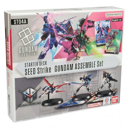 Cartas Bandai Tcg Gundam Card Game: Starter Deck - Seed Strike Gundam Assemble Set (83334)