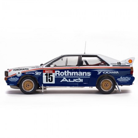 Carro Sun Star Audi Quattro A2 #15 J.bosch 1986 Escala 1/18 - Azul