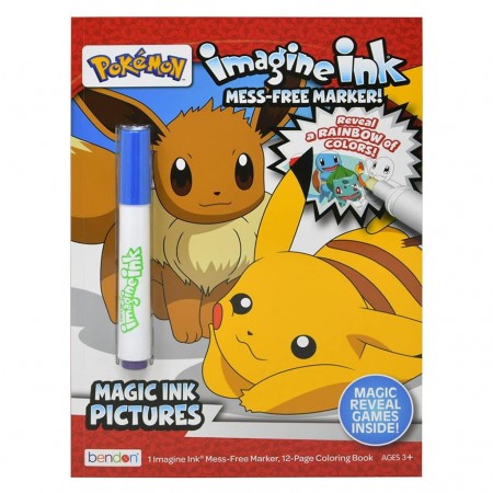 Caderno Desenho Pokemon Imagine Ink Coloring Book (54039)