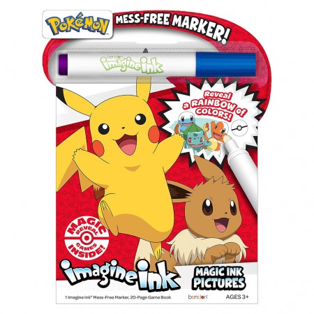 Caderno Desenho Pokemon Imagine Ink Coloring Book (54126)