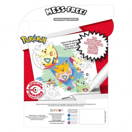Caderno Desenho Pokemon Imagine Ink Coloring Book (54126)
