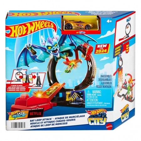 Pista Hot Wheels City - Bat Loop Attack (5084)