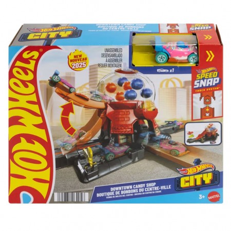 Pista Hot Wheels City - Downtown Candy Shop (4056)