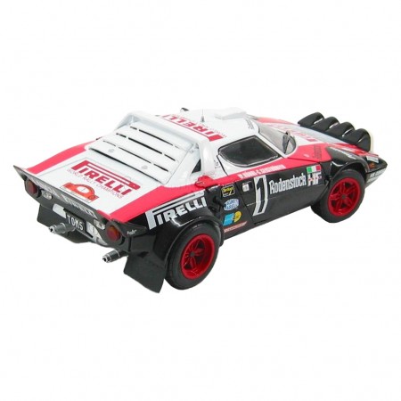 Carro Sun Star Lancia Stratos Hf #5 F.bacche 1978 Escala 1/18 - Preto