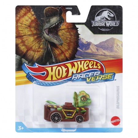 Carro Hot Wheels Racer Verse Jurassic World - Dilophosaurus (0115)