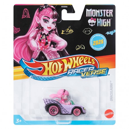 Carro Hot Wheels Racer Verse Monster High - Draculaura (6186)