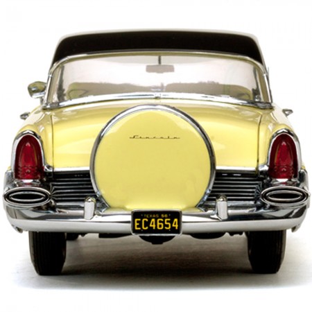 Carro Sun Star Lincoln Premiere Hard Top 1956 Escala 1/18 - Amarelo