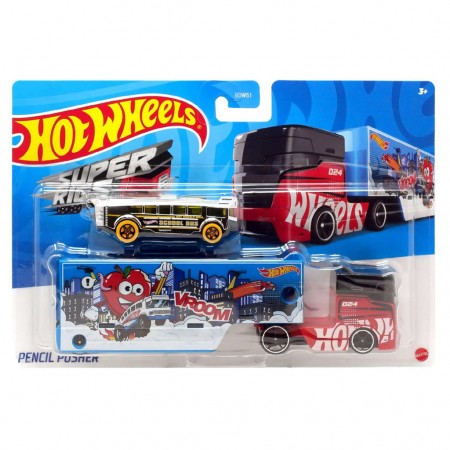 Hot Wheels Super Rigs Pencil Pusher (hxn90)