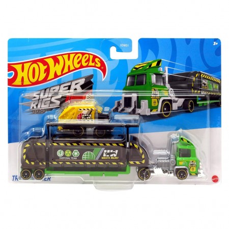 Hot Wheels Super Rigs - Trash Basher (jdj59)