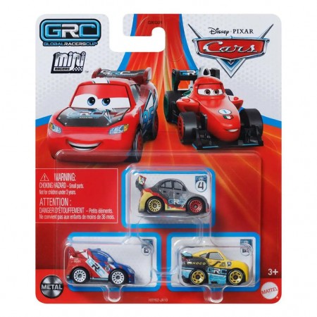 Carrinhos Mattel Mini Racers Pixar: Cars 3-pack (hxy62)
