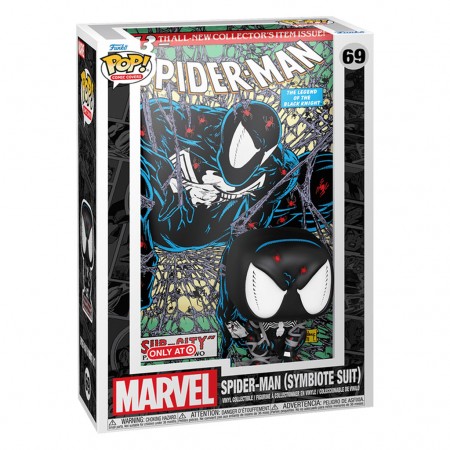 Funko Pop Comic Covers Marvel Spider-man Exclusive - Spider-man (symbiote Suit) 69