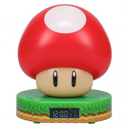 Alarme Paladone Super Mario - Super Mushroom Digital Alarme Clock (2503)
