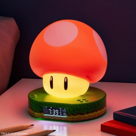 Alarme Paladone Super Mario - Super Mushroom Digital Alarme Clock (2503)