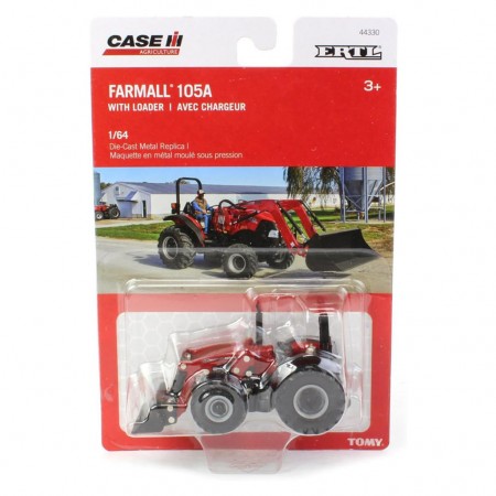 Trator Ertl Case Ih Farmall 105a - Escala 1/64 (44330)