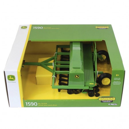 Semeadeira Ertl John Deere 1590 Replica Play - Escala 1/16 (45816)