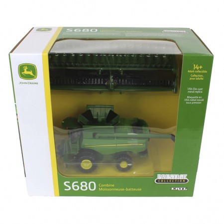 Colheitadeira Ertl John Deere S680 Combine: Prestige Collection - Escala 1/64