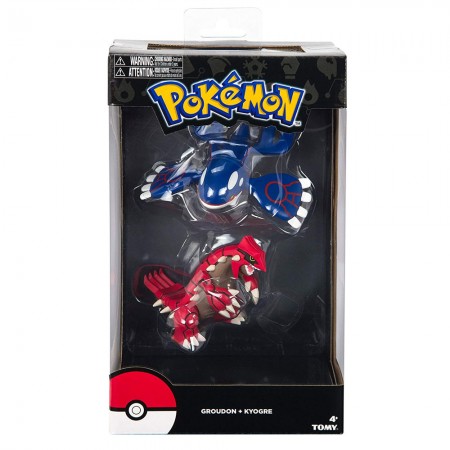 Boneco Tomy Pokemon 2 Pack 19046 Groudon + Kyogre