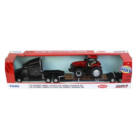 Case Ertl Ih Afs Connect Magnum 380 & Peterbilt 579 - Escala 1/32 (47369)