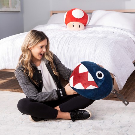 Pelucia Tomy Mega Plush Mocchi-mocchi- Super Mario 15 - Chain Chomp (12410r)