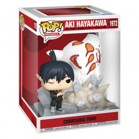 Funko Pop Moment Chainsaw Man - Aki Hayakawa With Fox Devil 1972