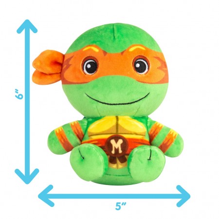 Pelucia Tomy Mega Plush Mocchi-mocchi- Teenage Mutant Ninja Turtles 6 - Michelangelo (12867)