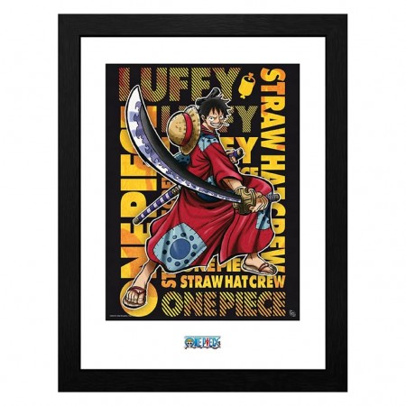Quadro Abystyle One Piece - Monkey D. Luffy In Wano (80541)