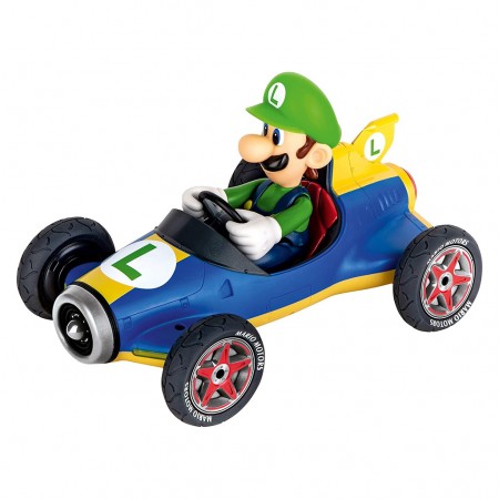 Carrinho Carrera Mario Kart Pull Back Action 1/43 - Mario & Luigi (4388)