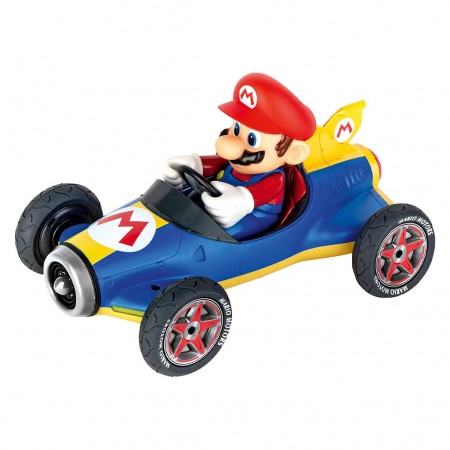 Carrinho Carrera Mario Kart Pull Back Action 1/43 - Mario & Luigi (4388)