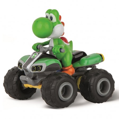 Carrinho Controle Remoto Carrera Mario Kart 1/40 - Quad Yoshi (8737)