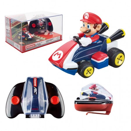 Carrinho Controle Remoto Carrera Mario Kart Mini - Mario (5309)