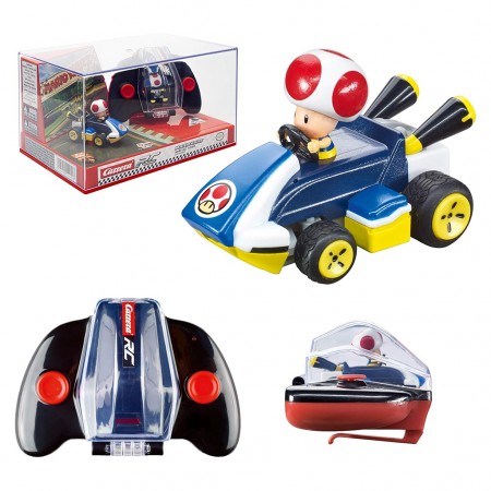 Carrinho Controle Remoto Carrera Mario Kart Mini - Toad (5330)