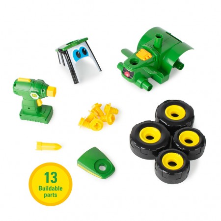 Brinquedo Trator John Deere Kids  Build-a-buddy Com Ferramenta (46655b)